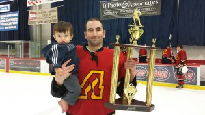 Proud Papa with future Hall of Fame Hockey Player