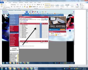 Official records show Woods scored a goal and two assists Saturday night.