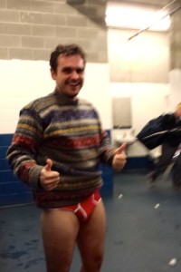 Ashley's 2014 calendar features Mr "Junk-uary"