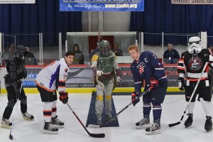 Yeah, Stars Wars actors coming to the Cube rink is a real thing...