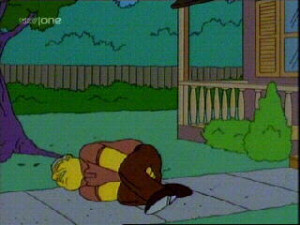 Brock following his injury in last week's 3-3 tie versus Goaldiggers