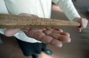 Ruination beat Black Ops with "hockey" sticks, known as "switches" in parts of the South